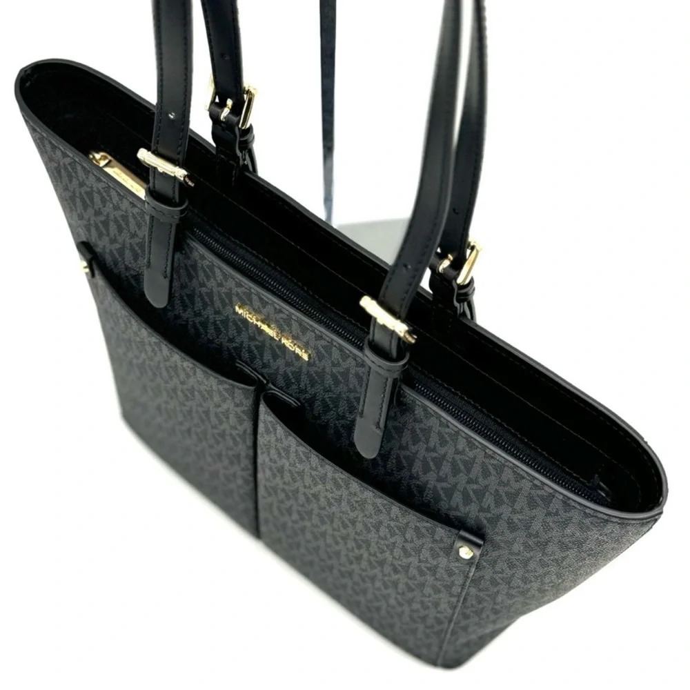 Michael Kors Jet Set Medium Pocket Tote Bag
NWT
Black Signature - Picture 7 of 10